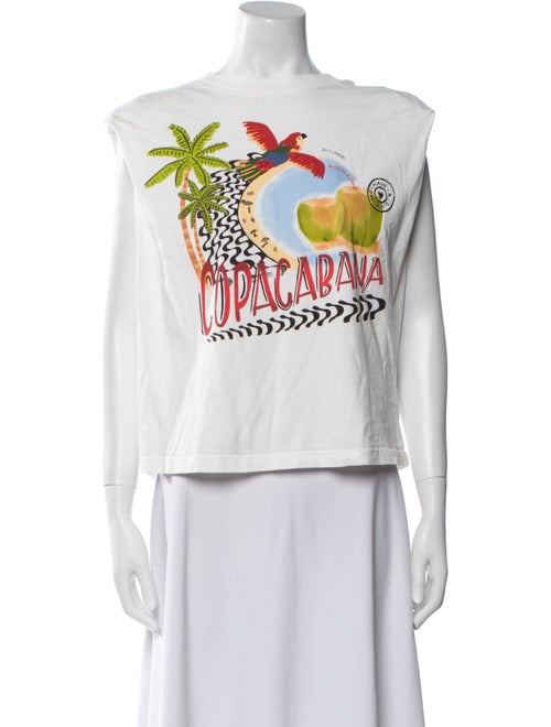 Farm Rio Graphic Print Crew Neck T-Shirt