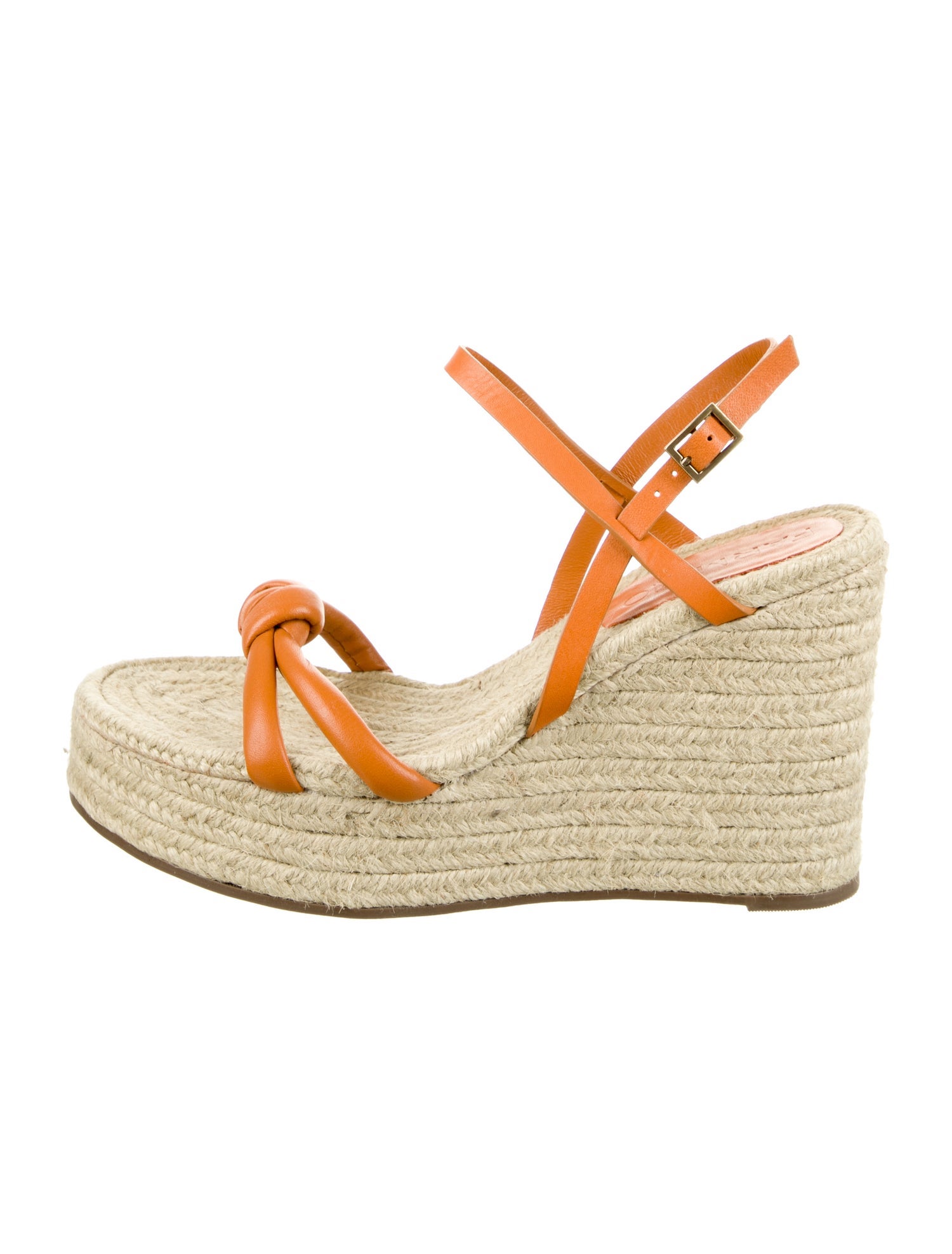 Farm Rio Leather Floral Print Espadrilles