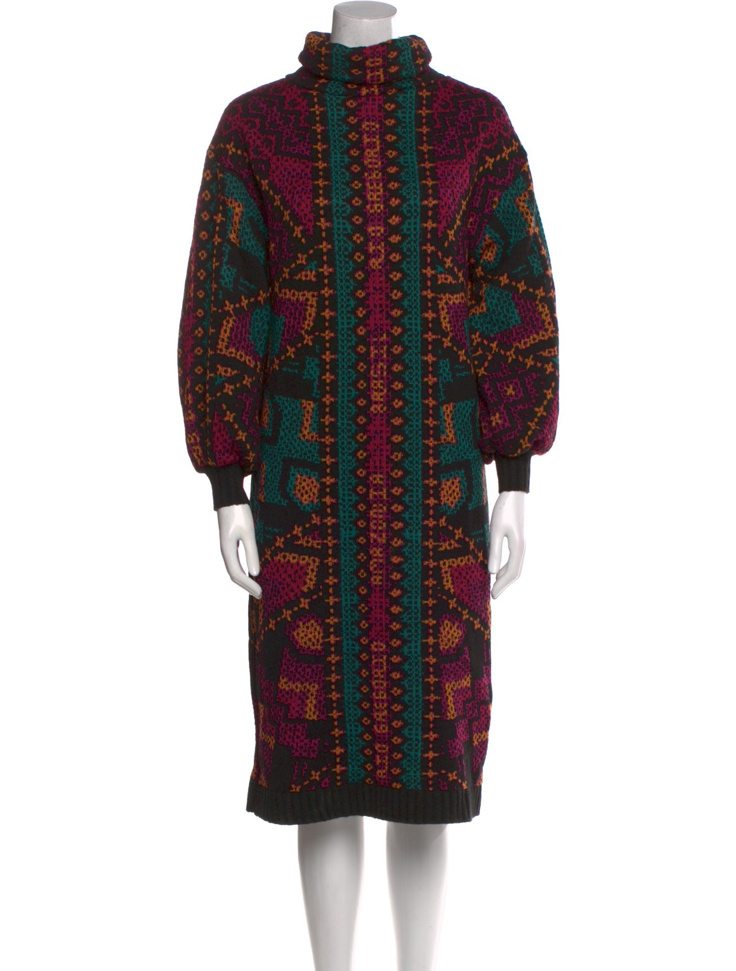 Farm Rio Printed Knee-Length Dress