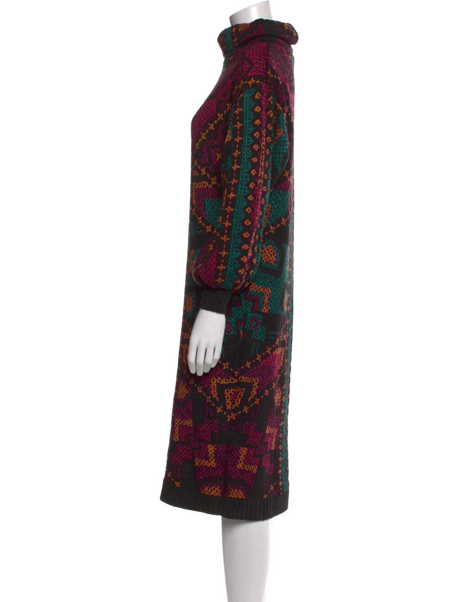 Farm Rio Printed Knee-Length Dress