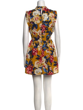 Farm Rio Floral Print Mini Dress