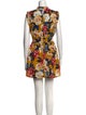 Farm Rio Floral Print Mini Dress