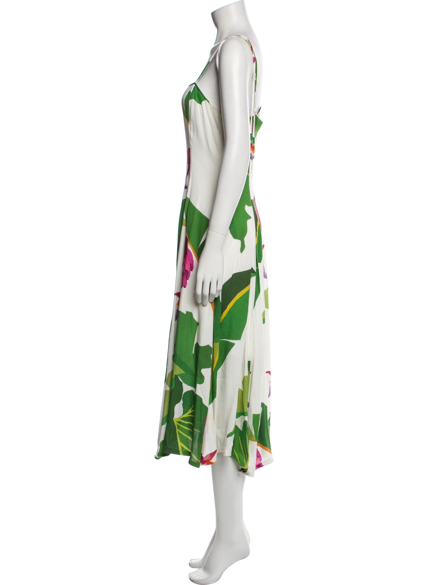 Farm Rio Floral Print Long Dress
