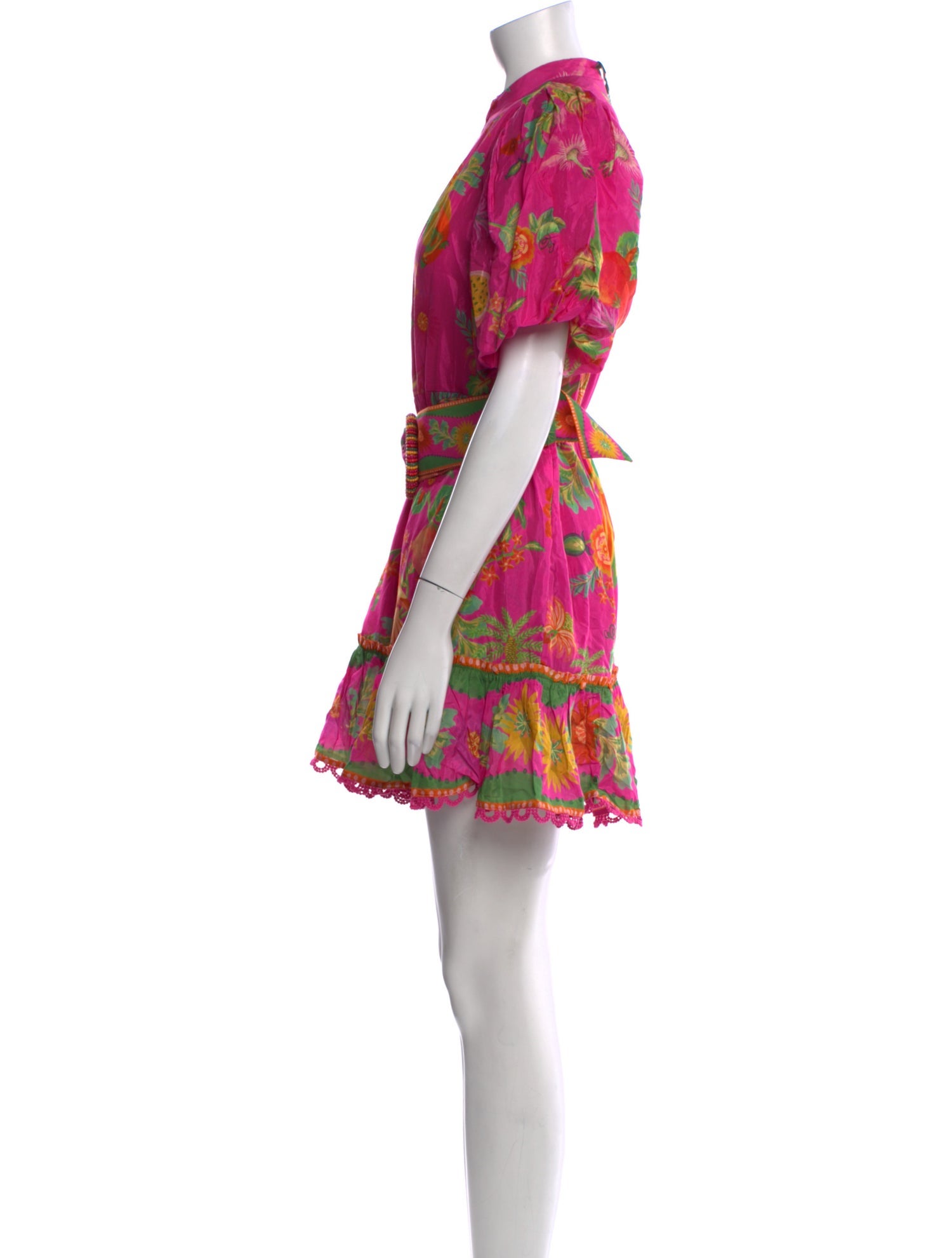 Farm Rio Floral Print Mini Dress w/ Tags