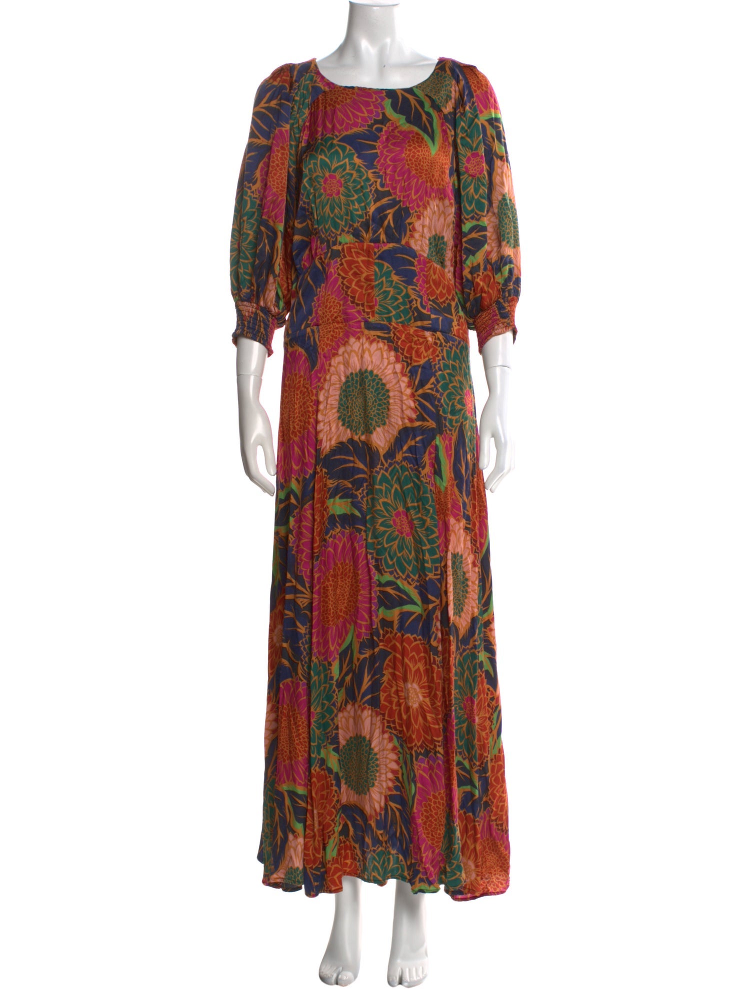 Farm Rio Printed Long Dress