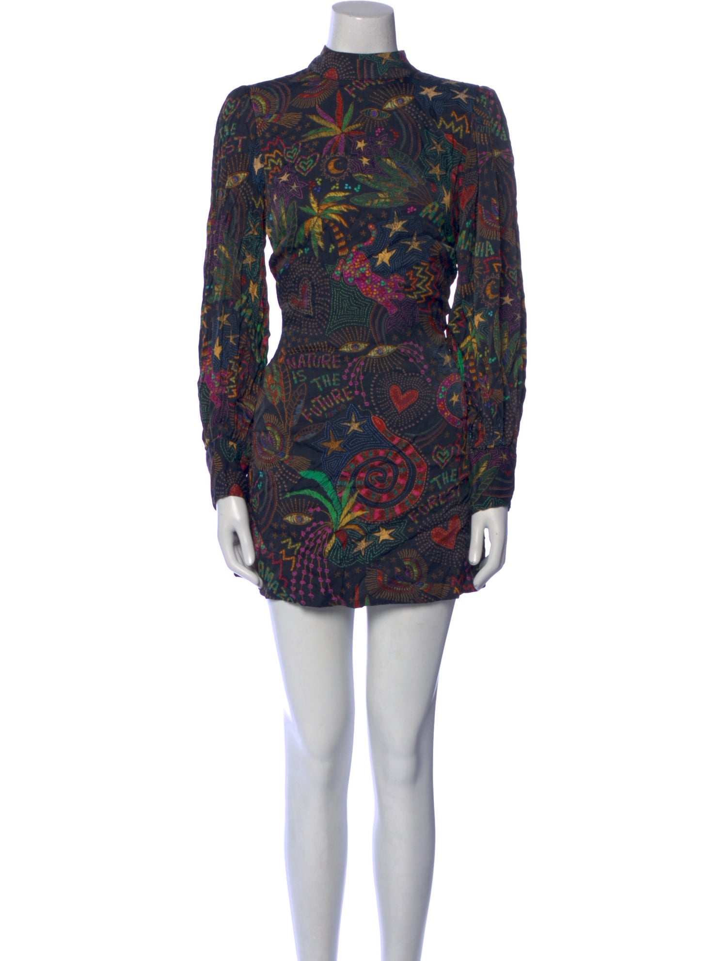 Farm Rio Printed Mini Dress