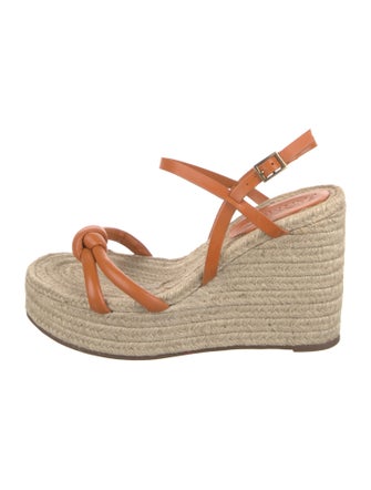 Farm Rio Leather Espadrilles