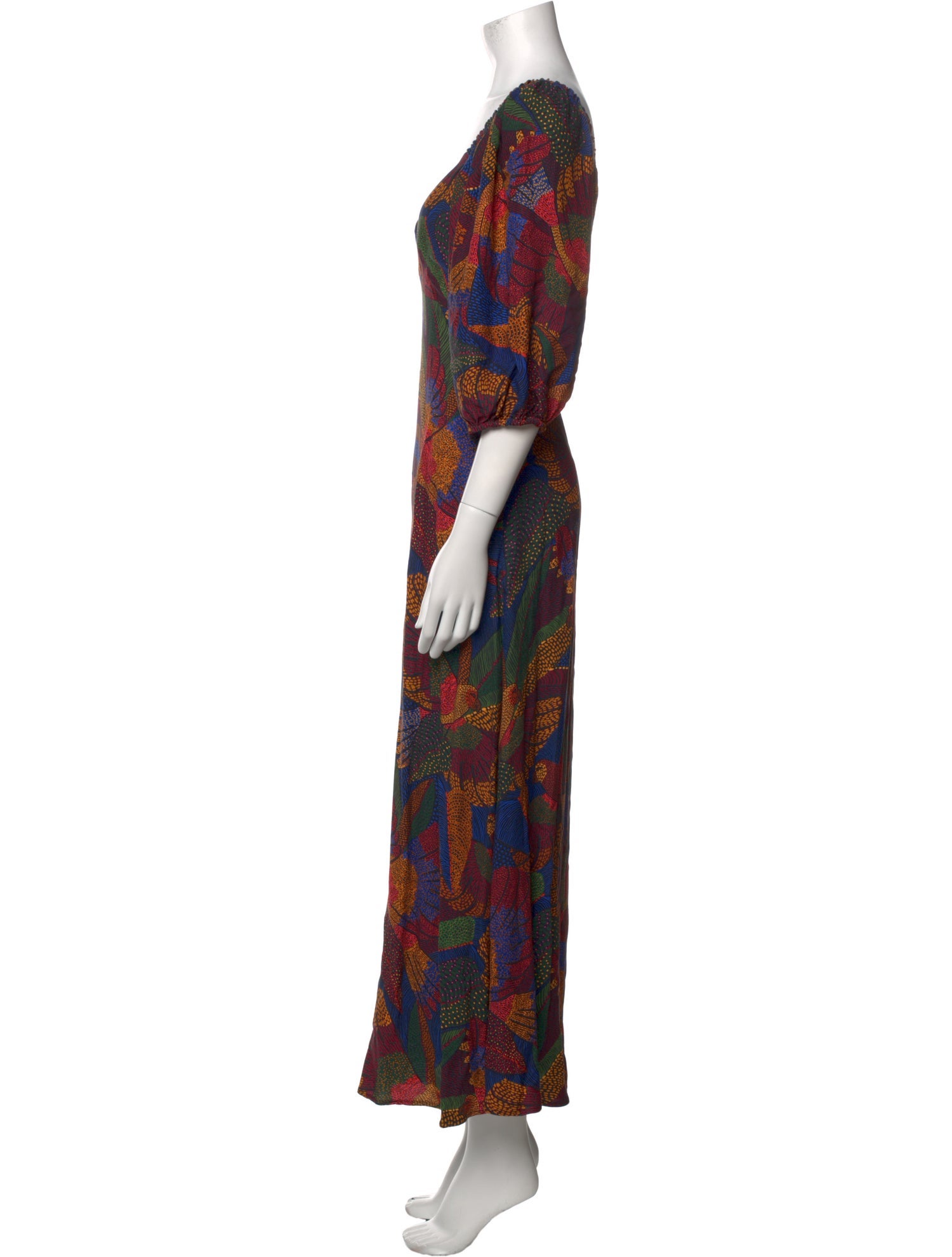 Farm Rio Printed Long Dress