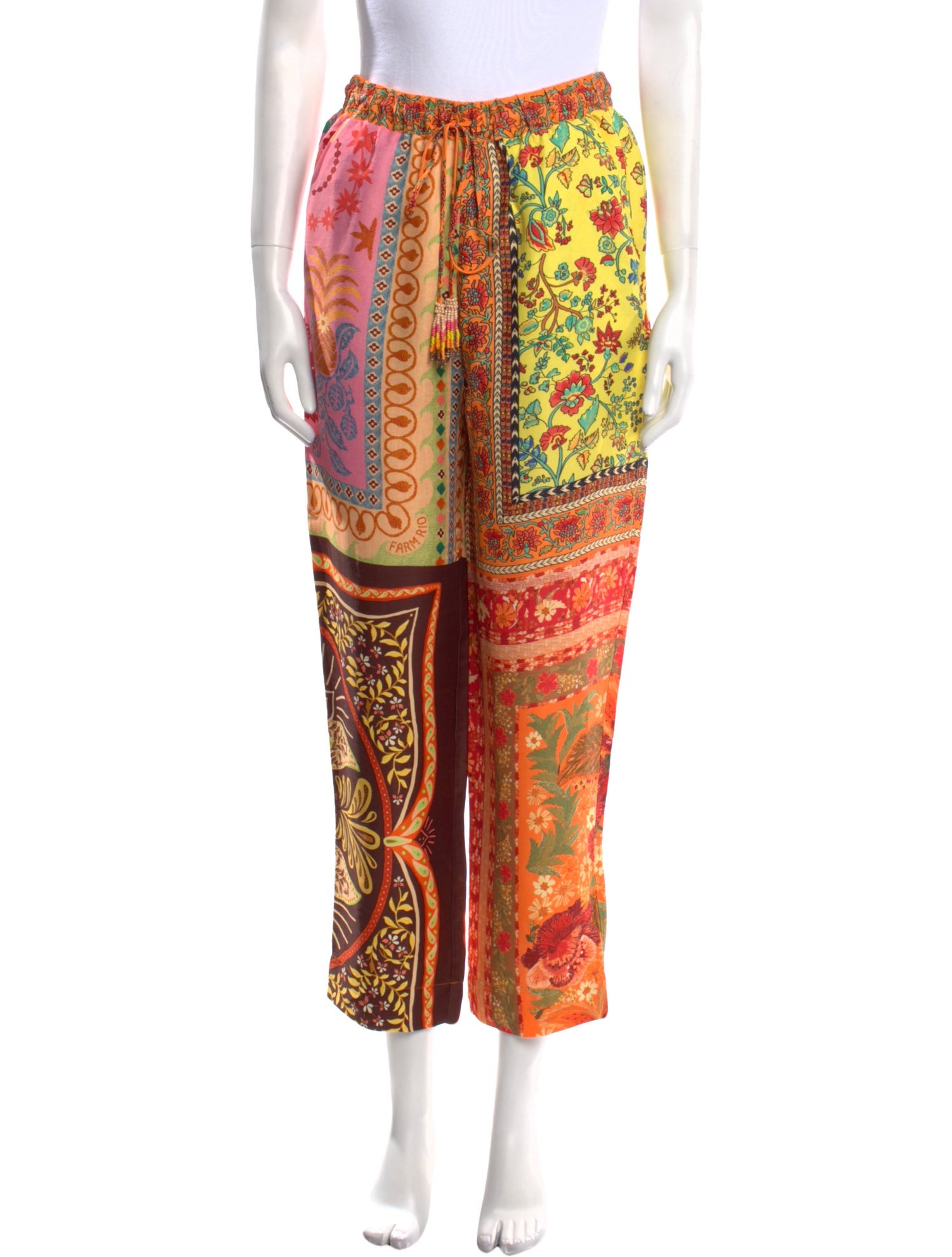 Farm Rio Printed Straight Leg Pants