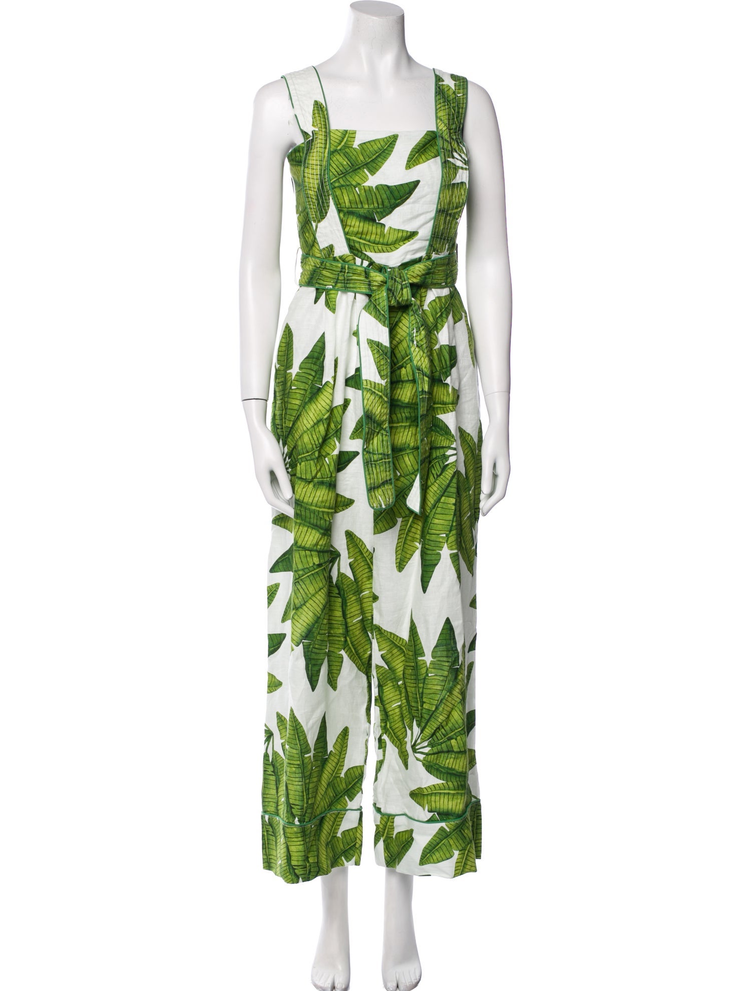 Farm Rio Linen Printed Jumpsuit