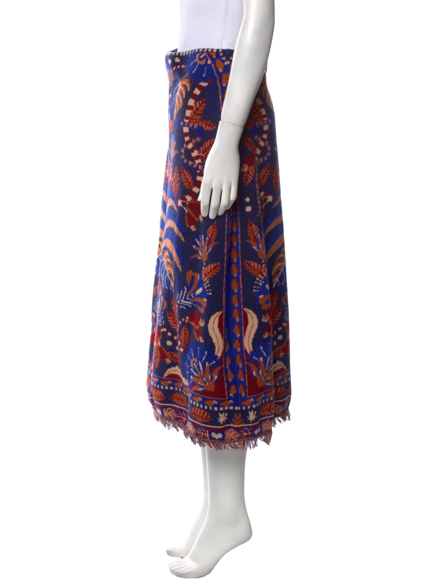 Farm Rio Printed Midi Length Skirt