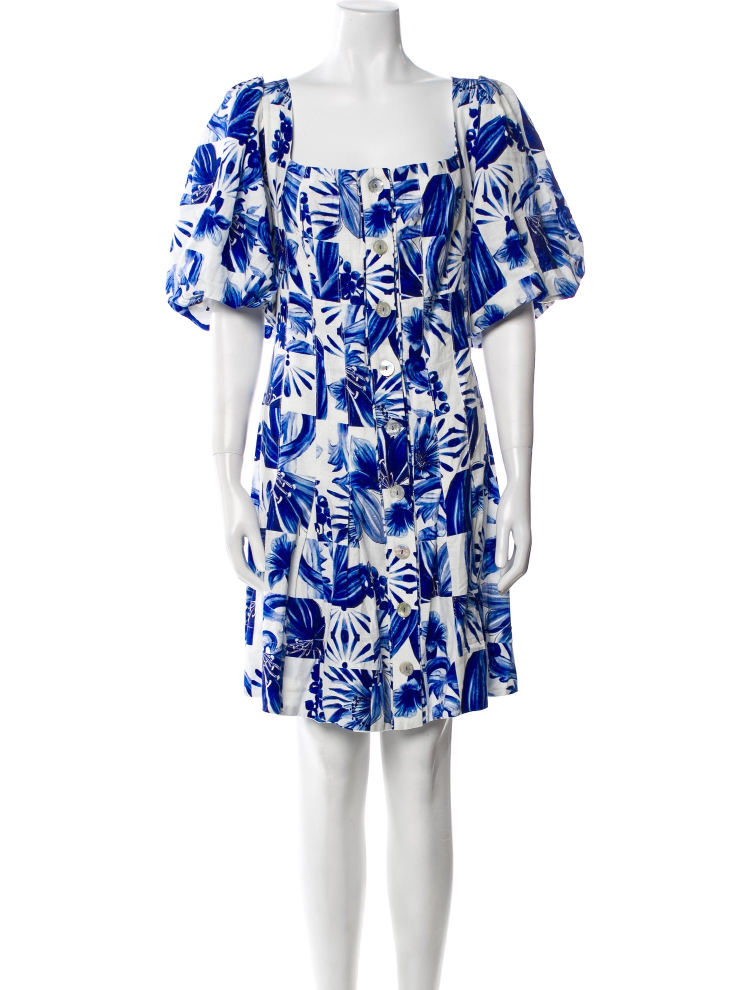 Farm Rio Floral Print Knee-Length Dress w/ Tags