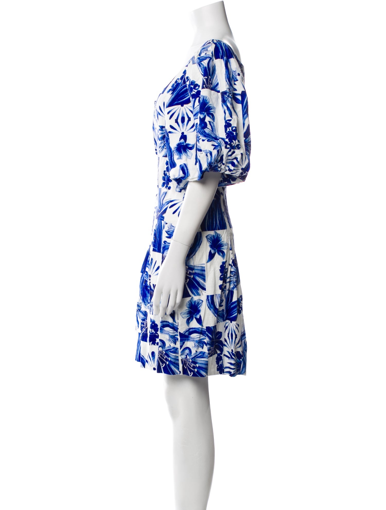 Farm Rio Floral Print Knee-Length Dress w/ Tags