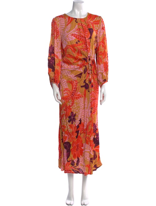 Farm Rio Floral Print Long Dress