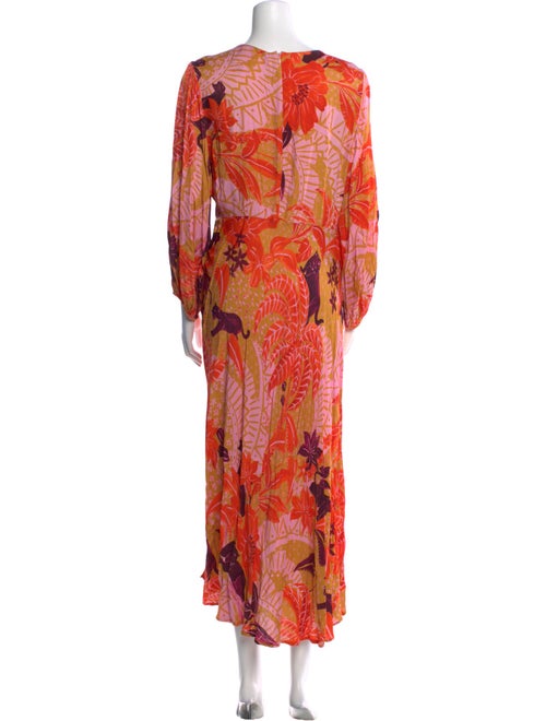 Farm Rio Floral Print Long Dress