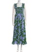 Farm Rio Floral Print Long Dress