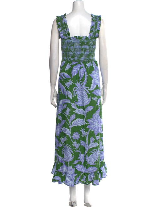 Farm Rio Floral Print Long Dress