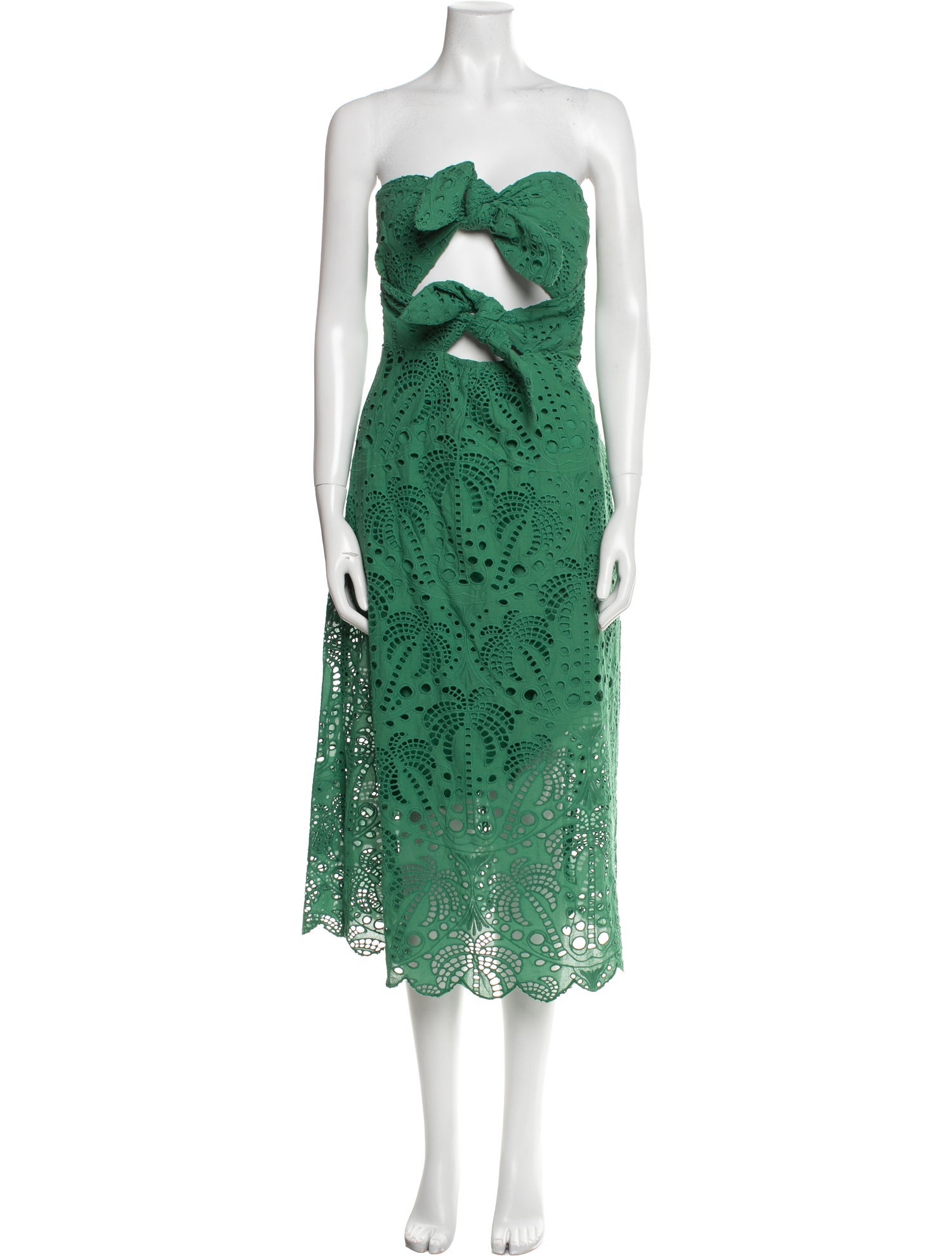 Farm Rio Lace Pattern Mini Dress