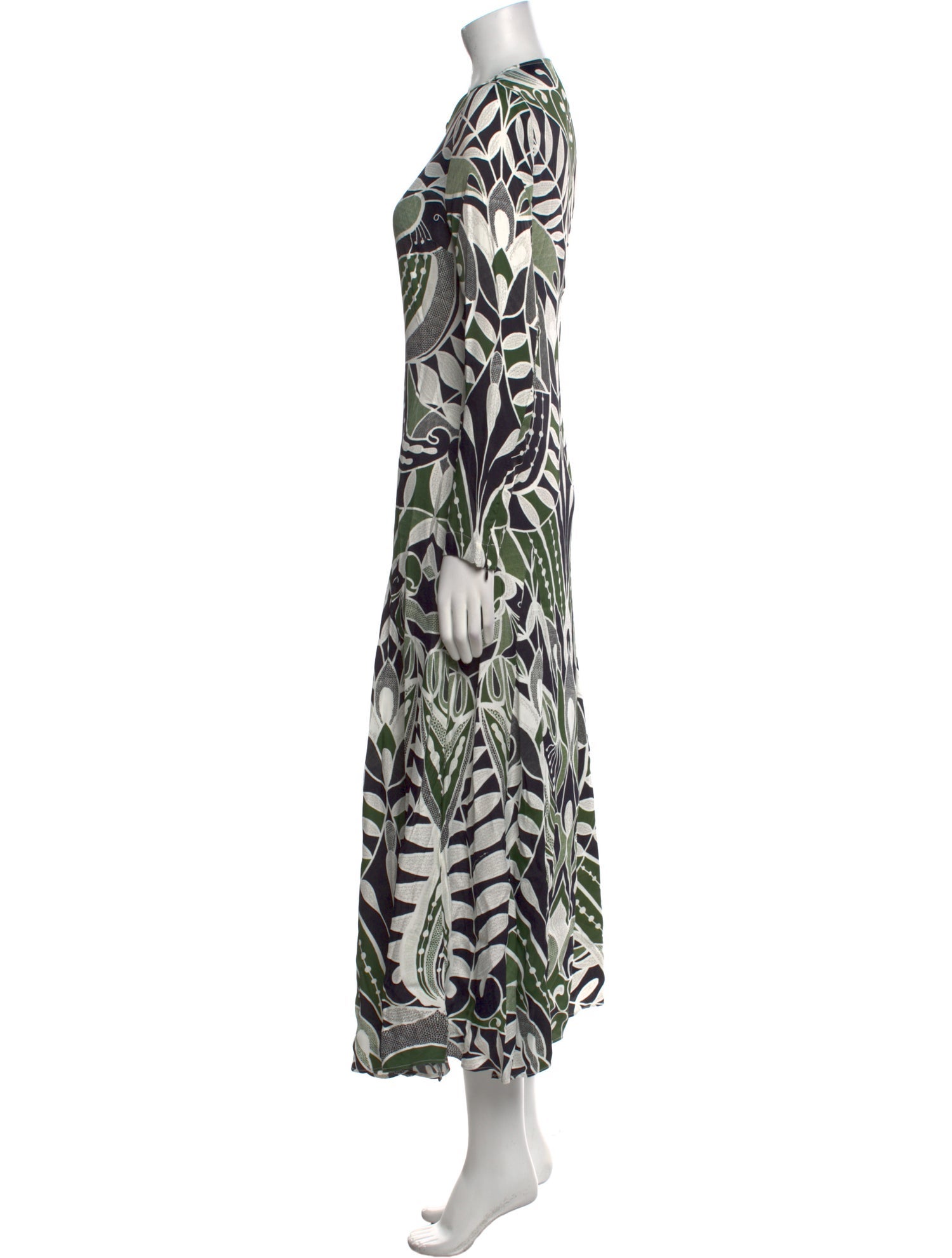 Farm Rio Printed Long Dress w/ Tags