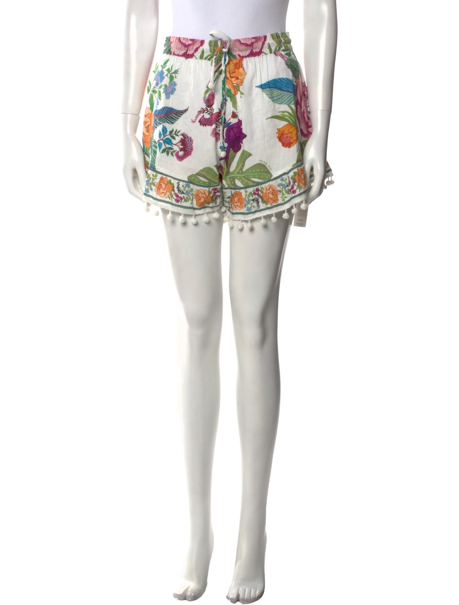 Farm Rio Floral Print Mini Shorts w/ Tags