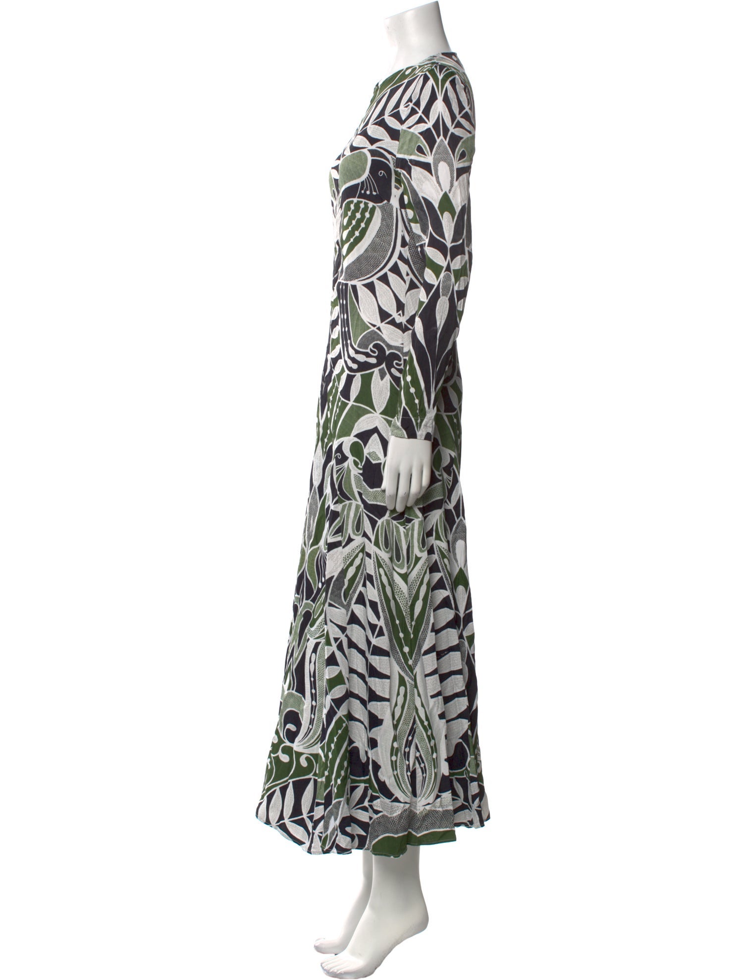 Farm Rio Printed Long Dress