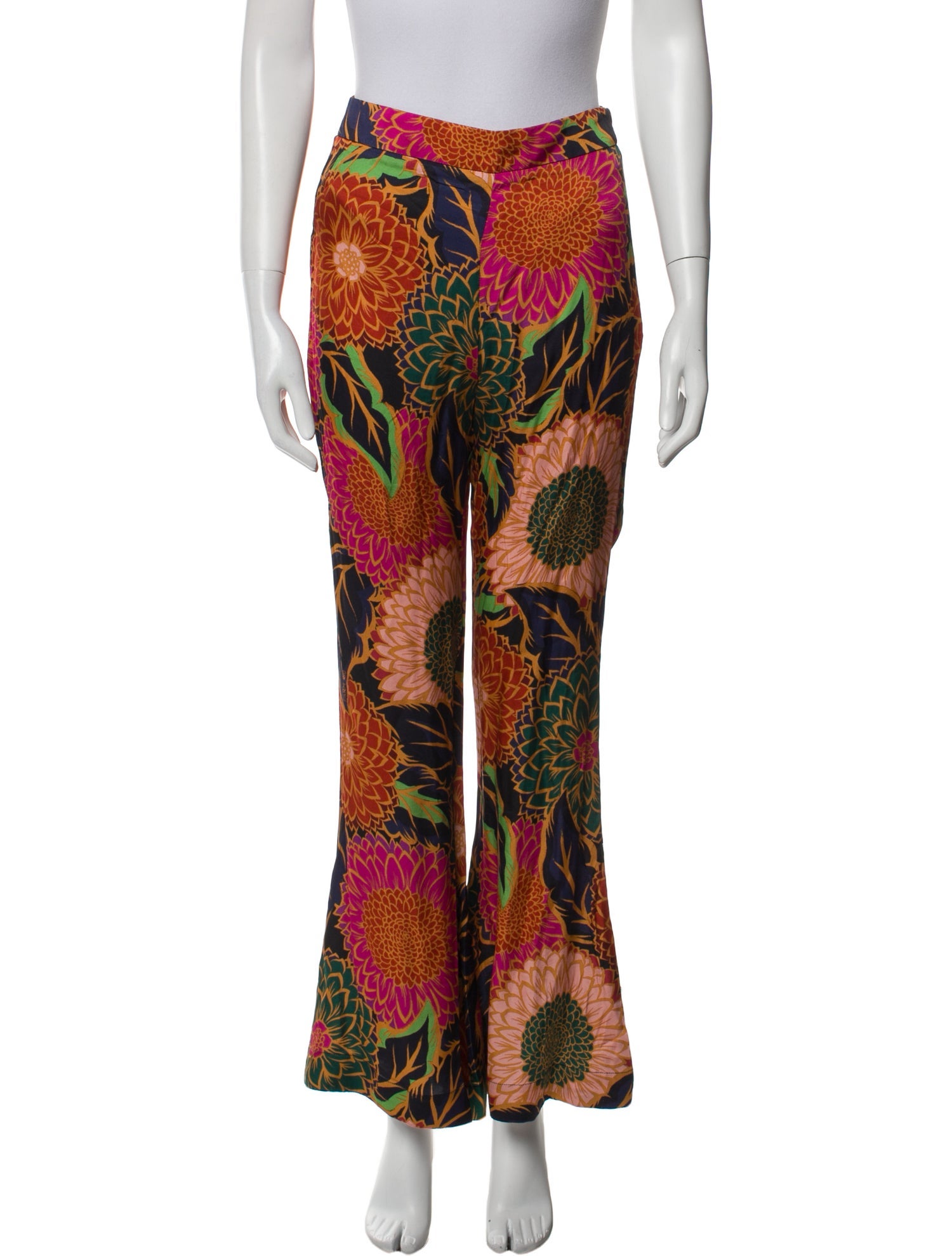 Farm Rio Floral Print Wide Leg Pants w/ Tags