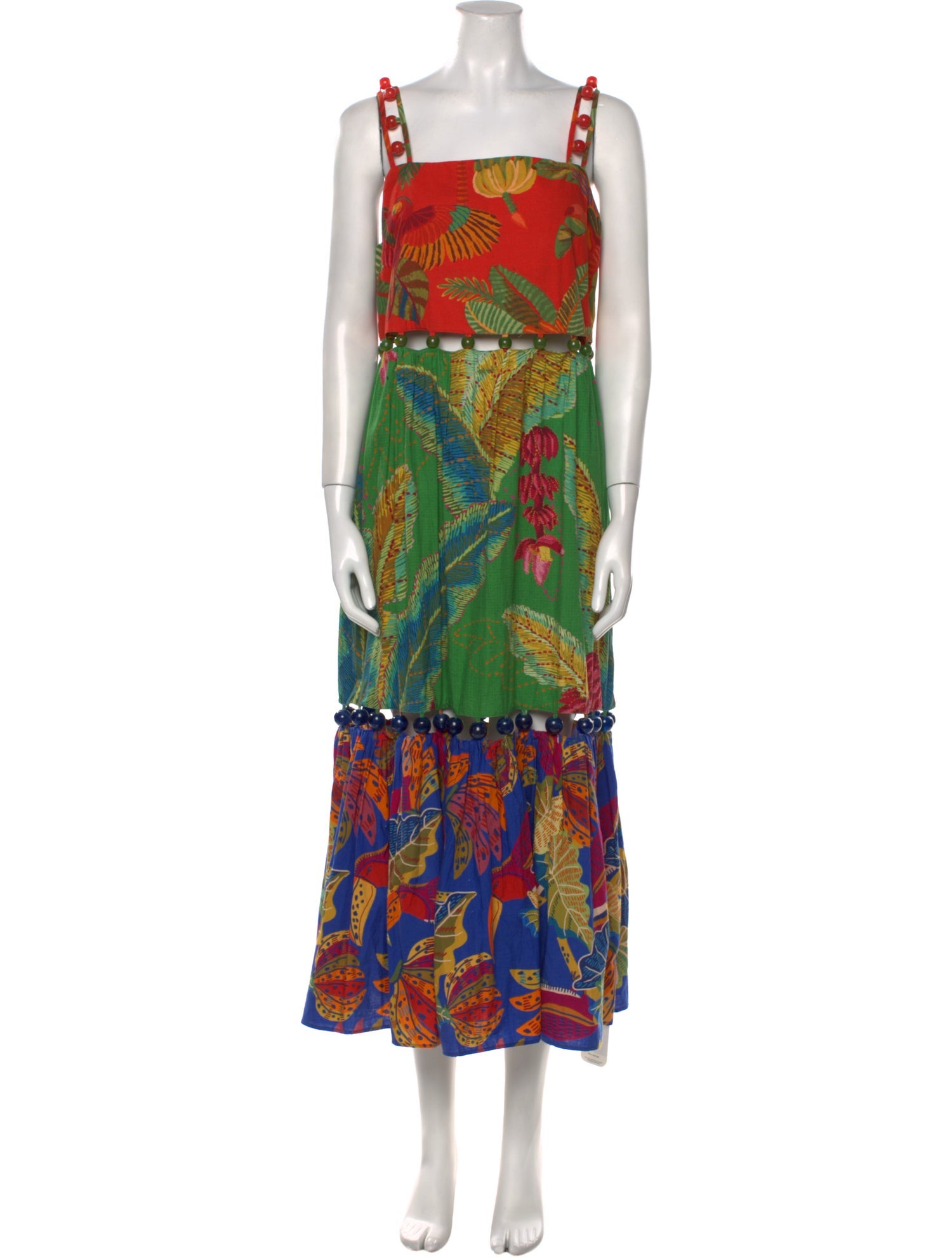 Farm Rio Printed Long Dress