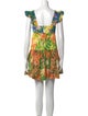 Farm Rio Floral Print Mini Dress