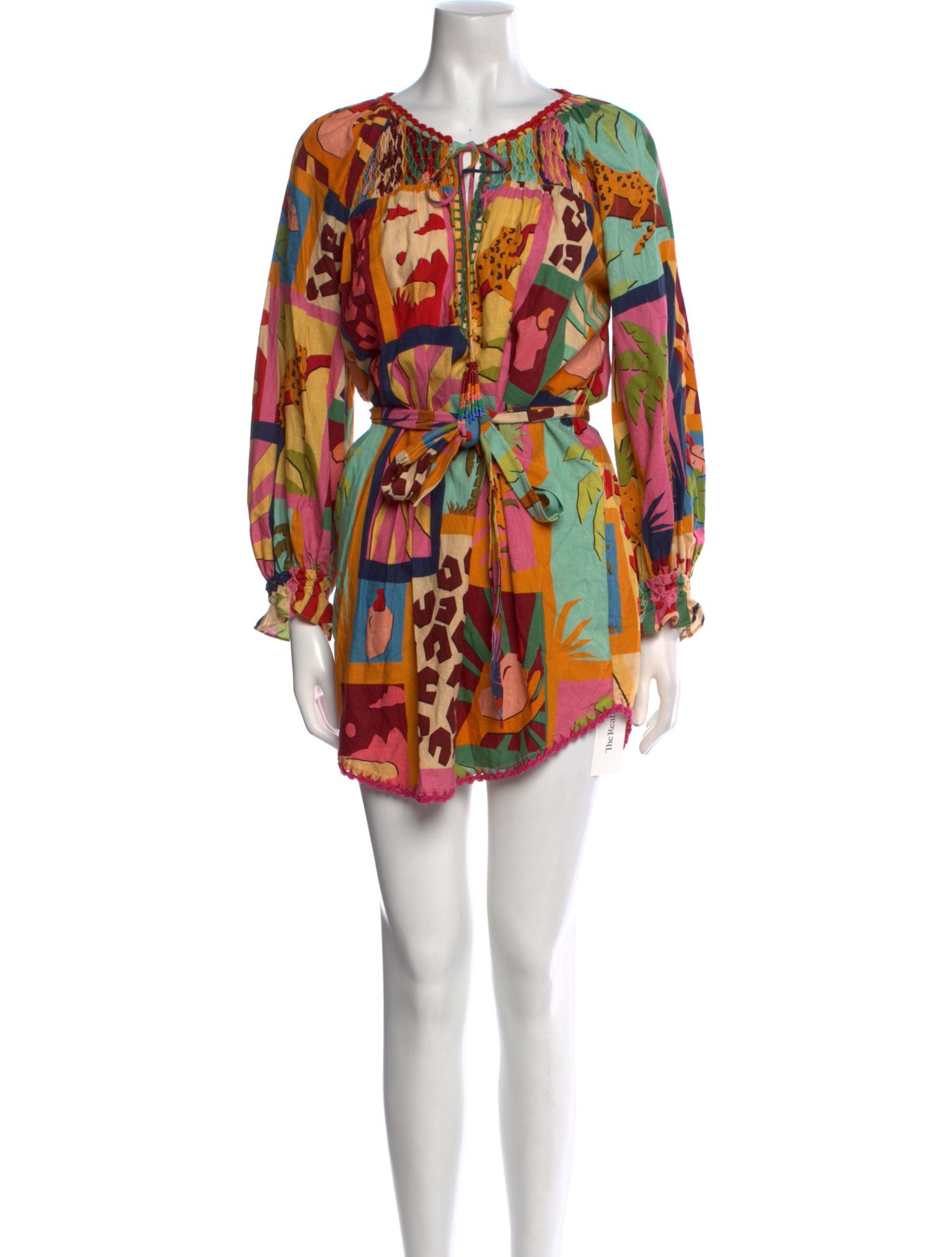 Farm Rio Linen Mini Dress