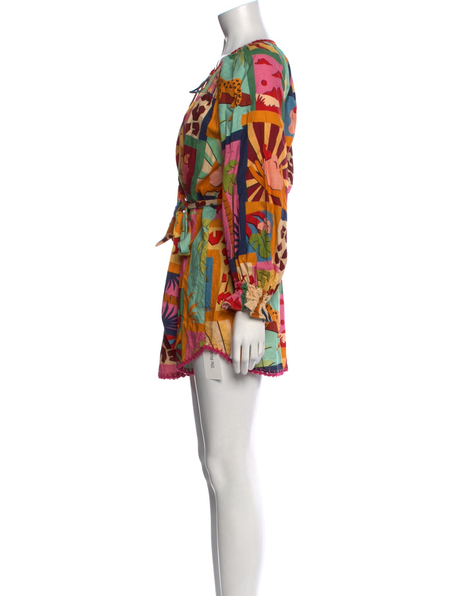 Farm Rio Linen Mini Dress