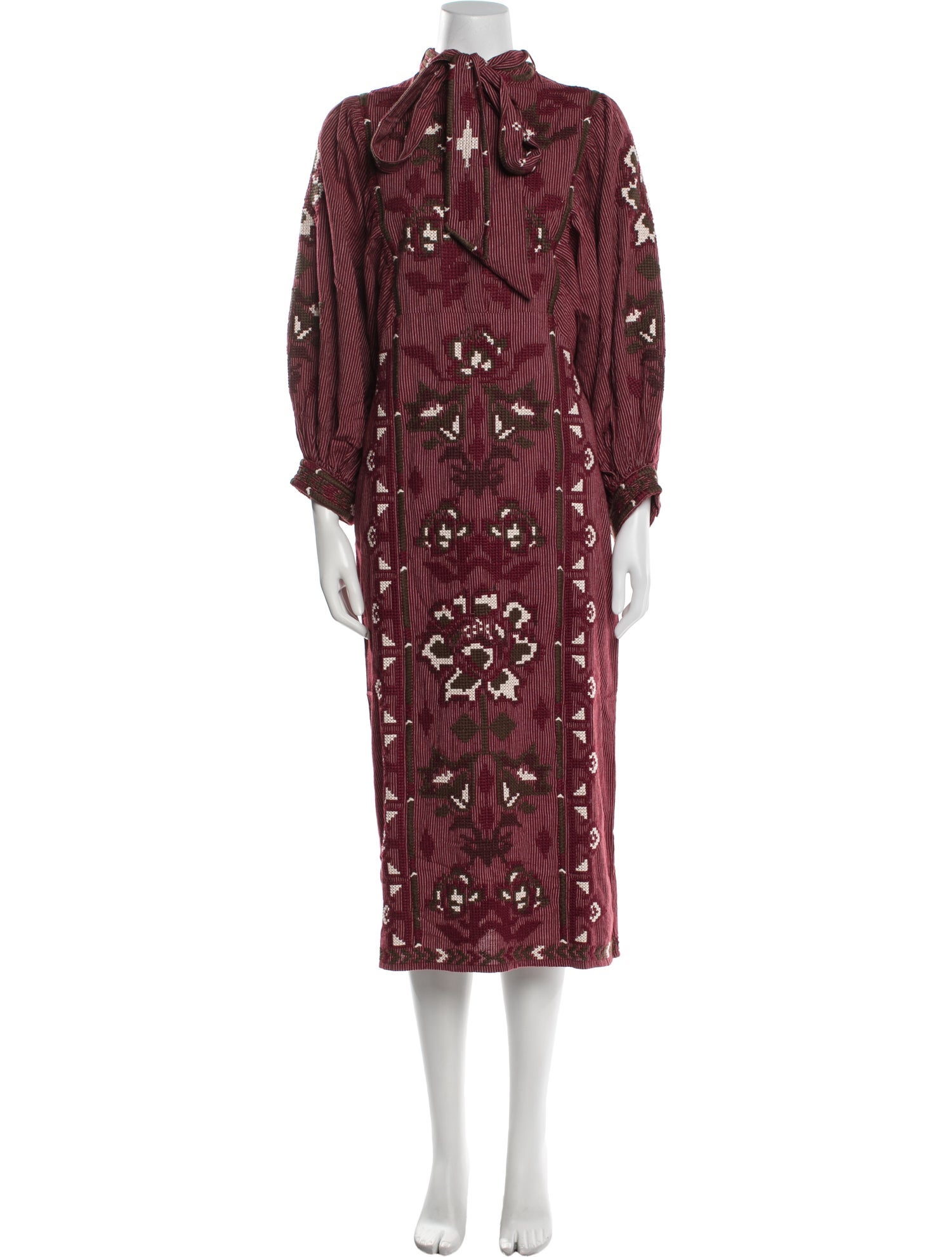 Farm Rio Printed Long Dress