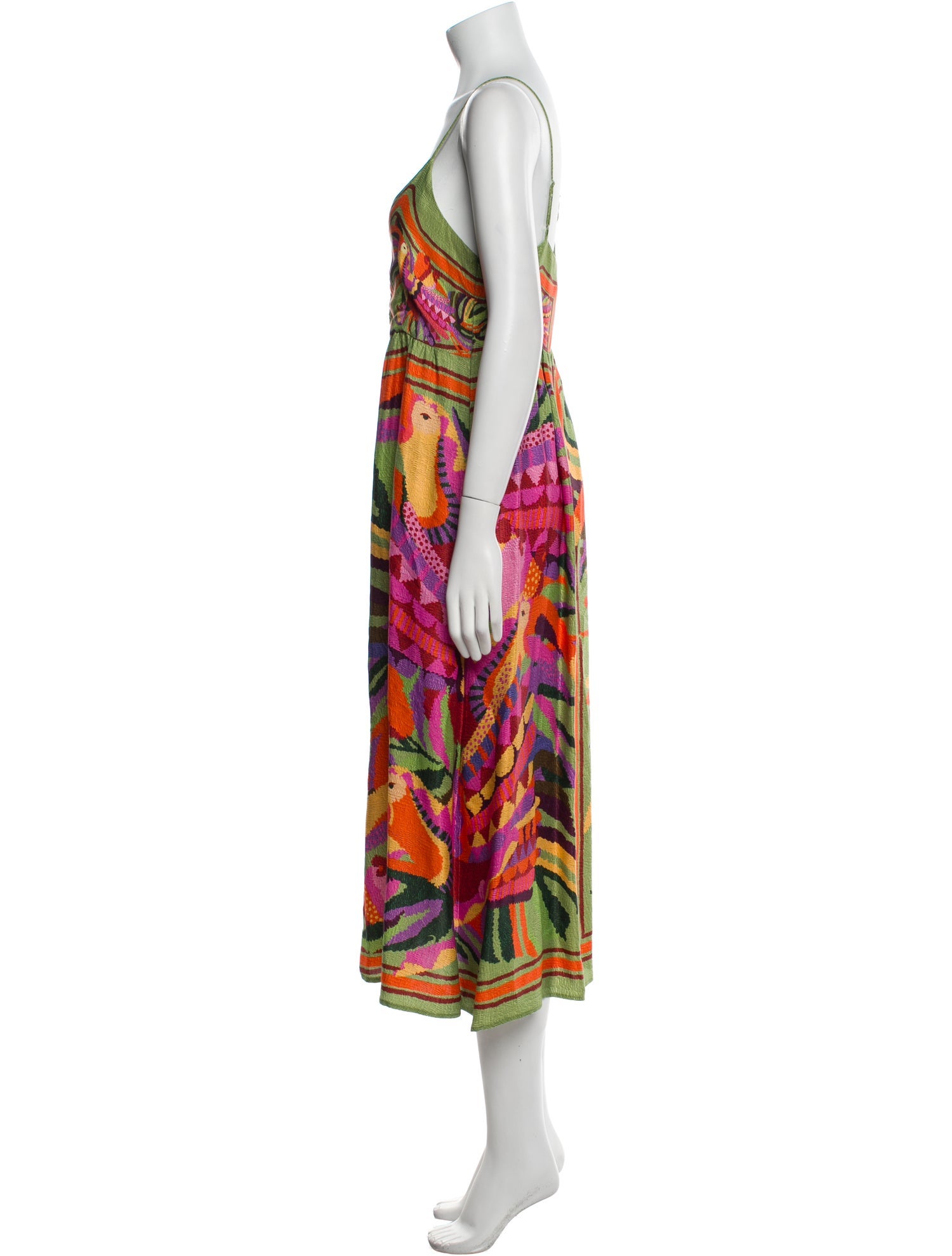 Farm Rio Printed Long Dress