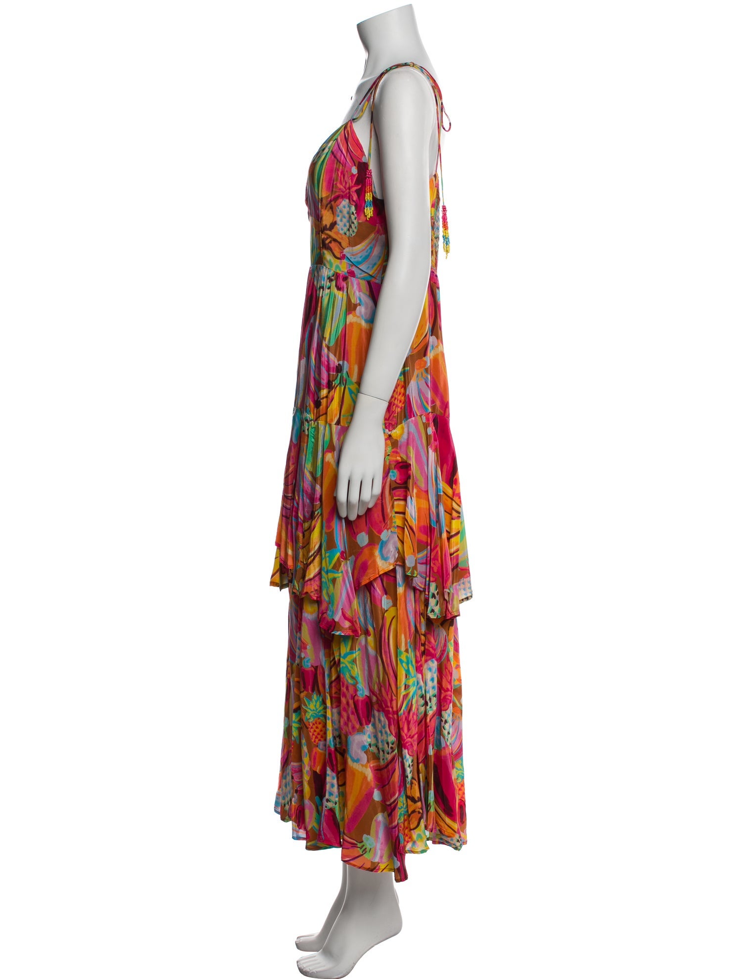 Farm Rio Printed Long Dress
