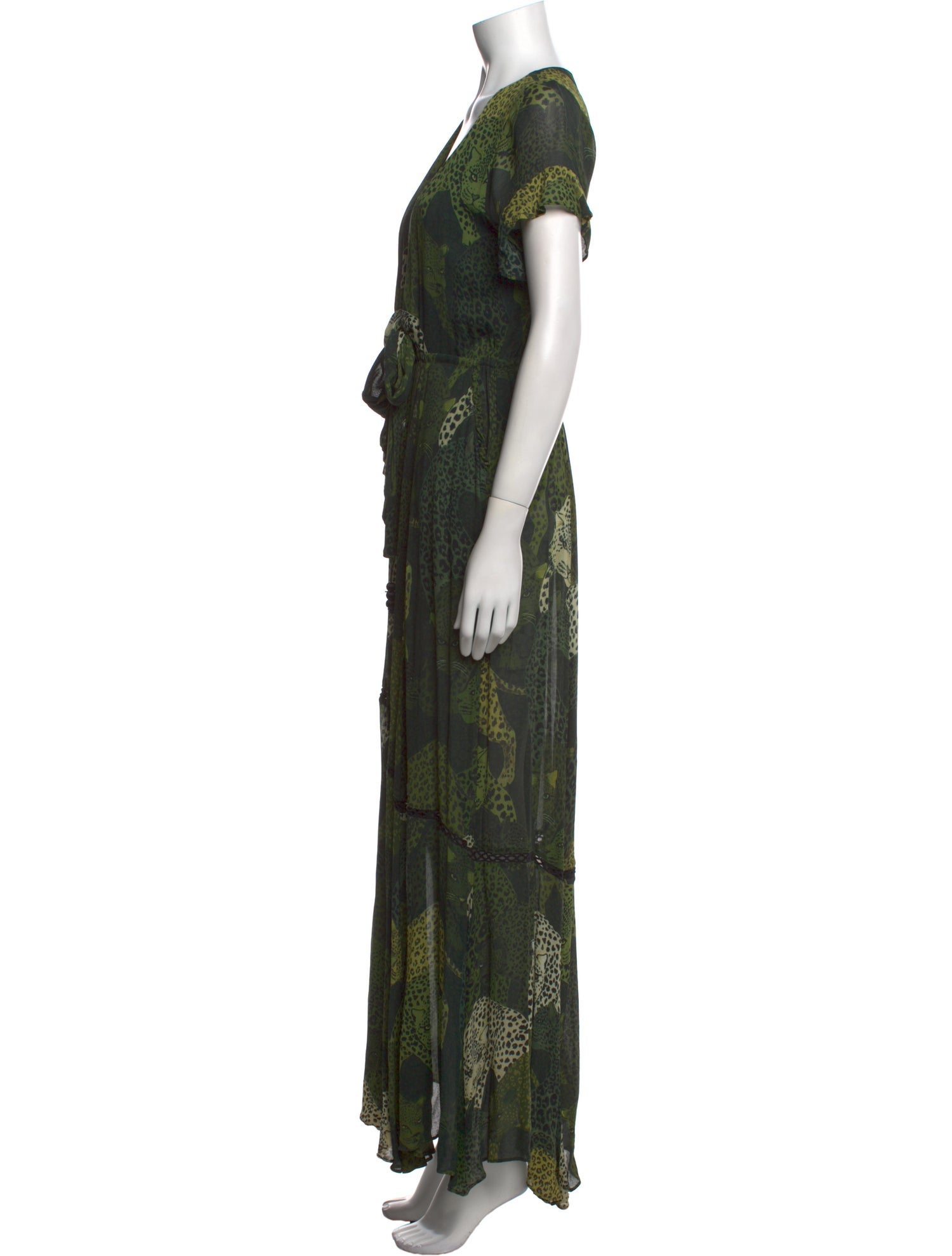 Farm Rio Floral Print Long Dress