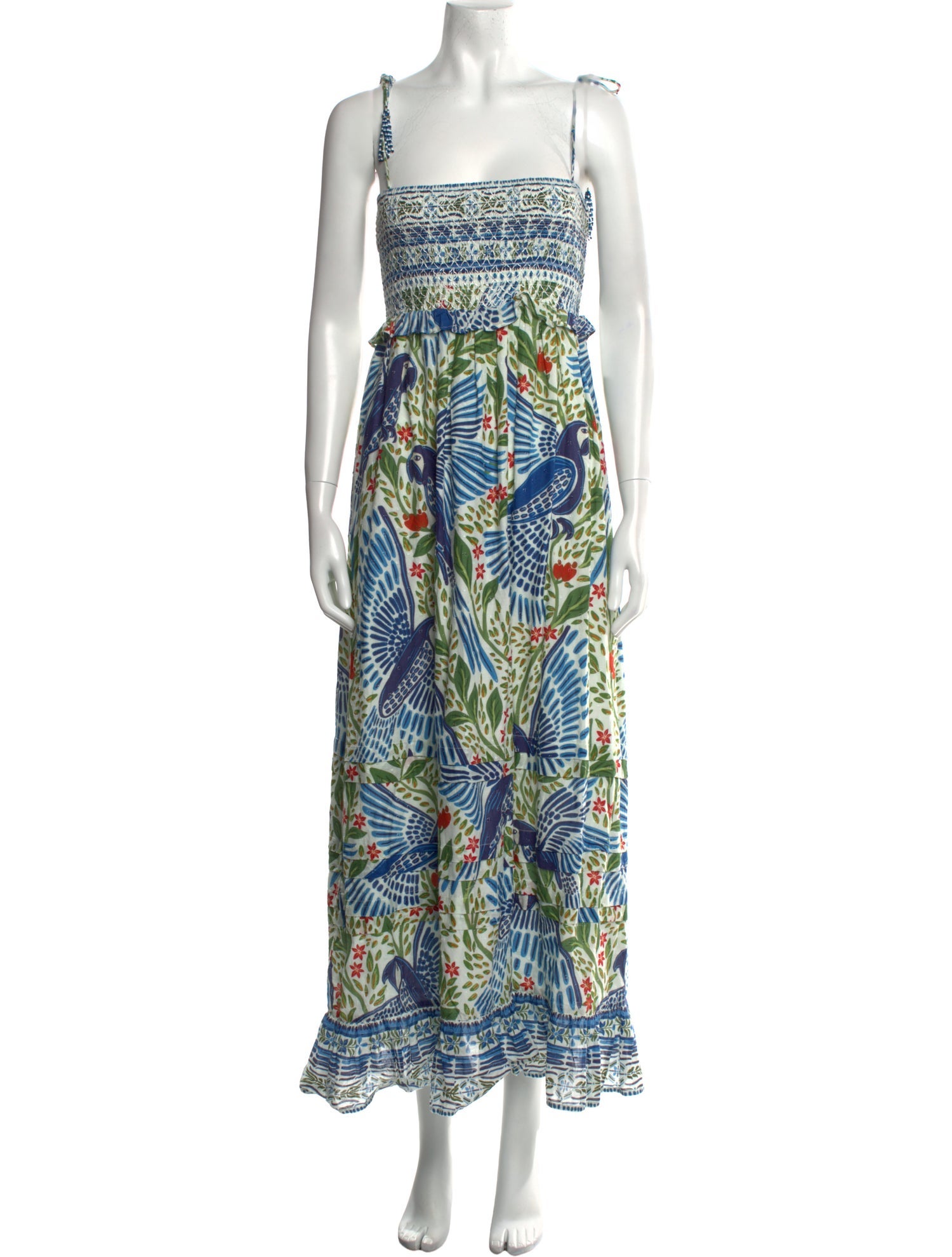 Farm Rio Printed Long Dress