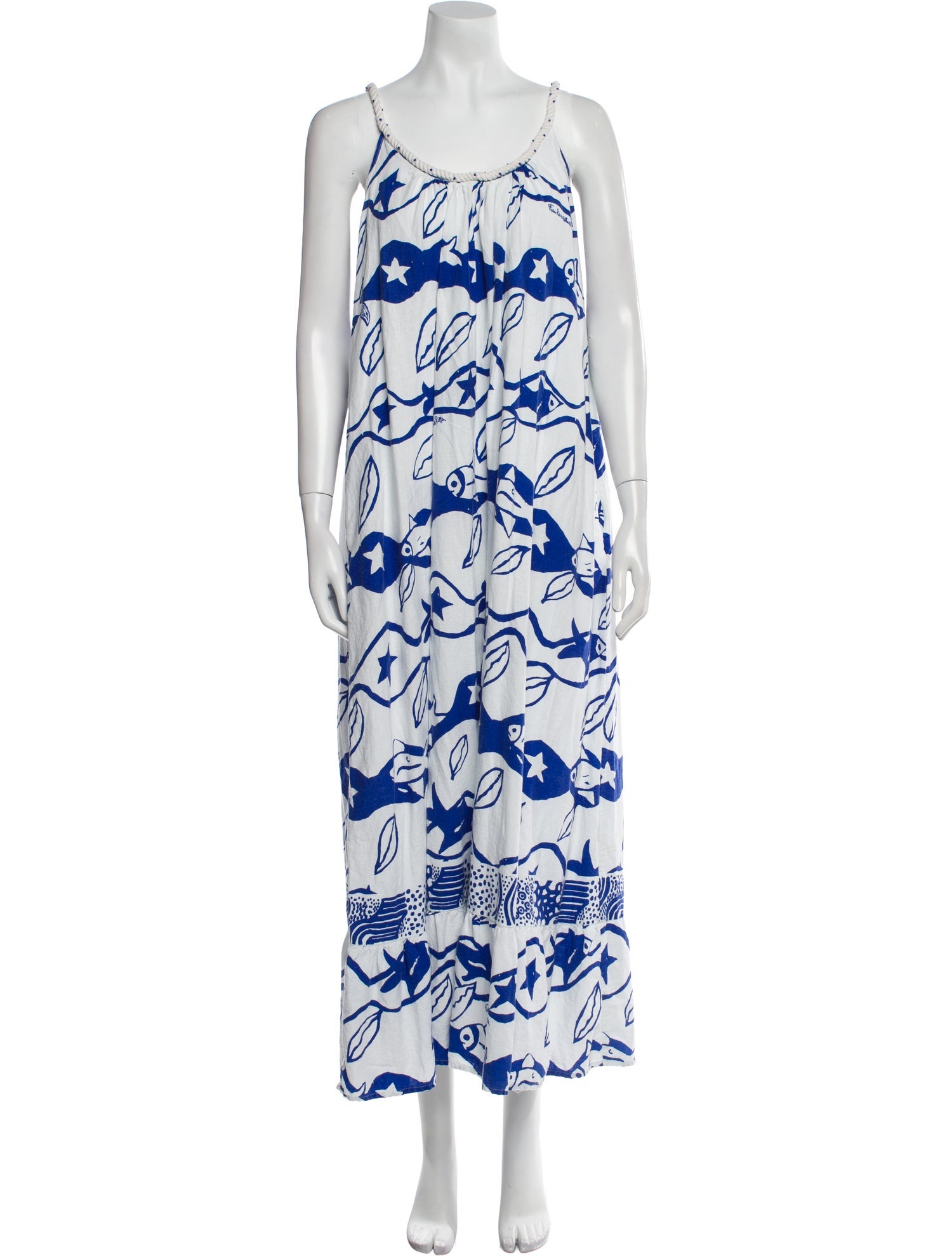 Farm Rio Linen Long Dress