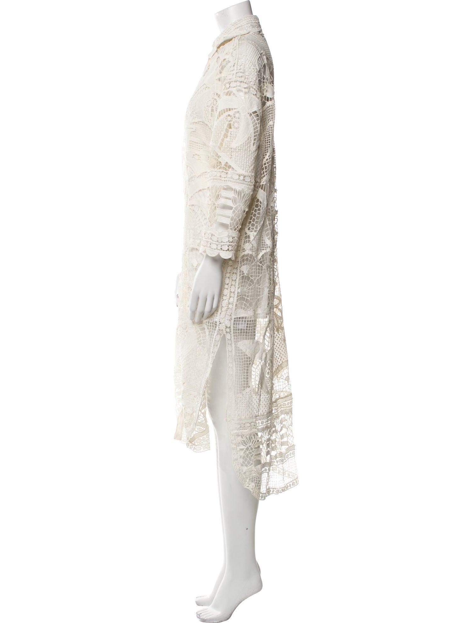 Farm Rio Lace Pattern Midi Length Dress