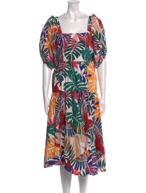 Farm Rio Printed Long Dress