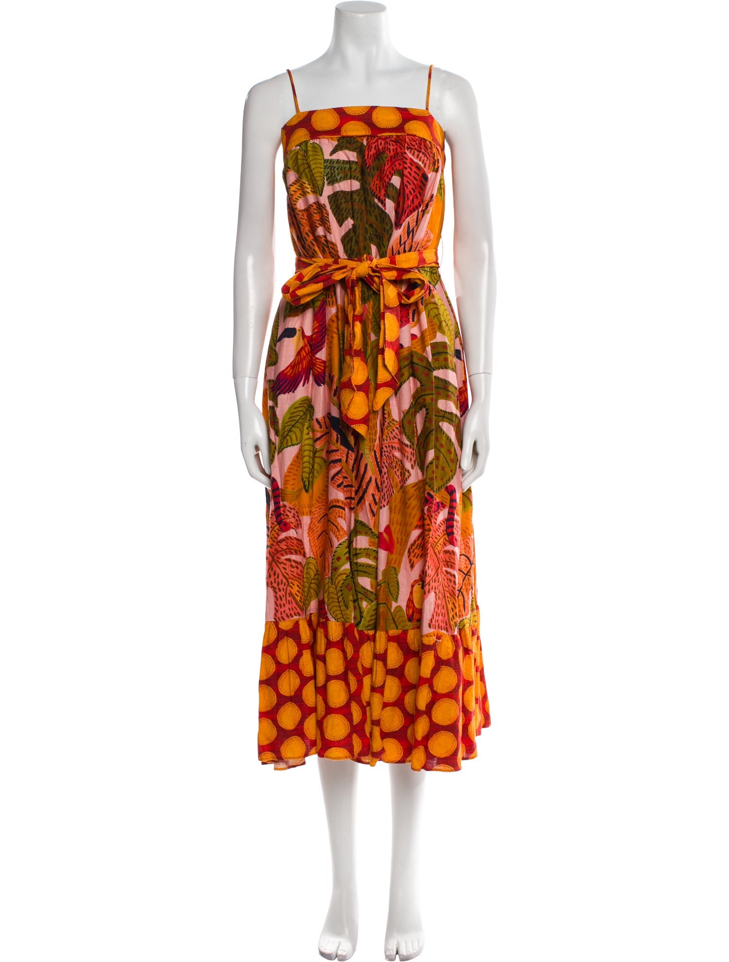 Farm Rio Linen Long Dress