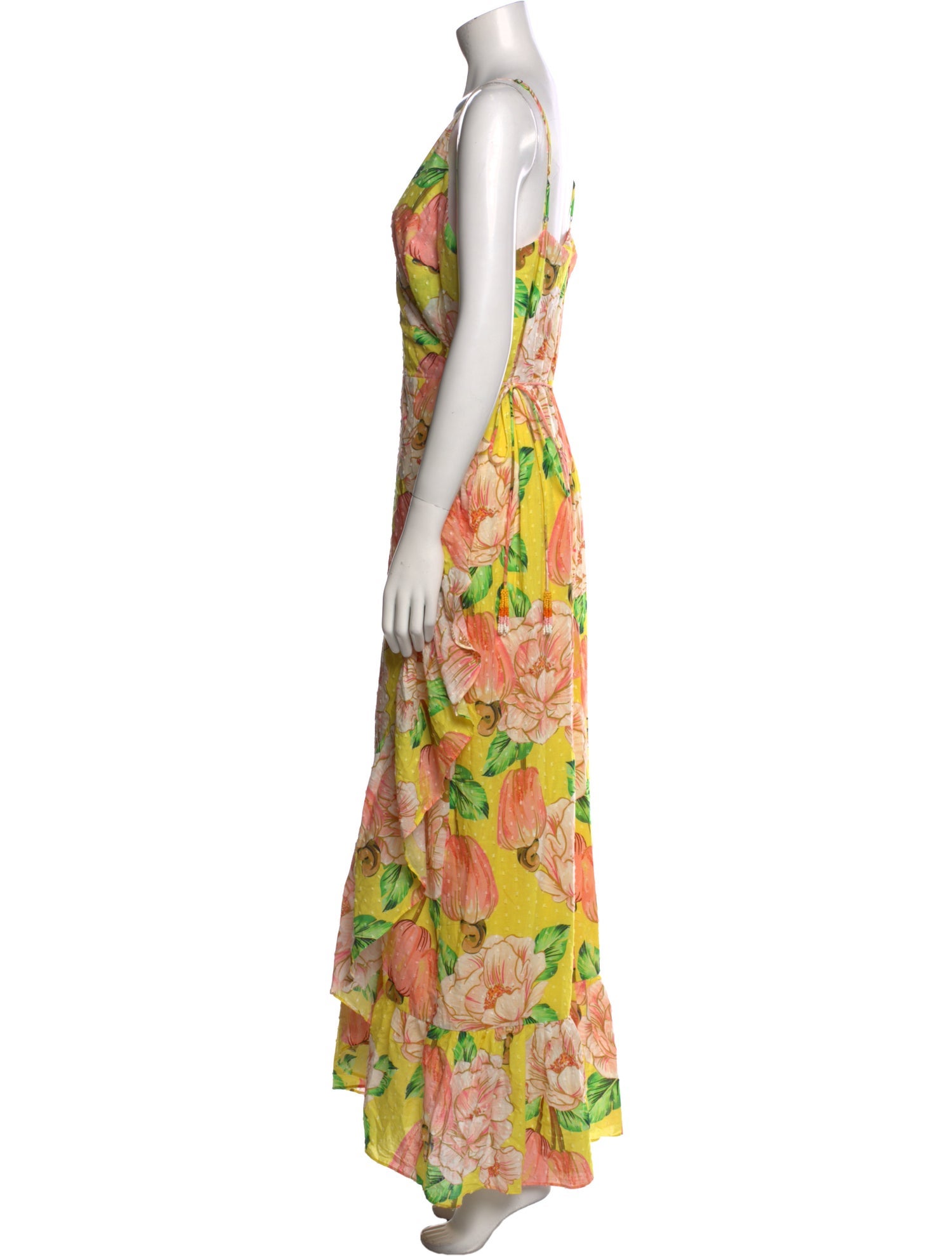 Farm Rio Floral Print Long Dress