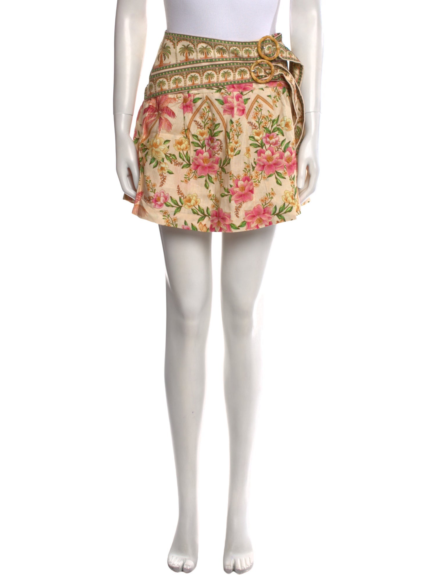 Farm Rio Printed Mini Skirt