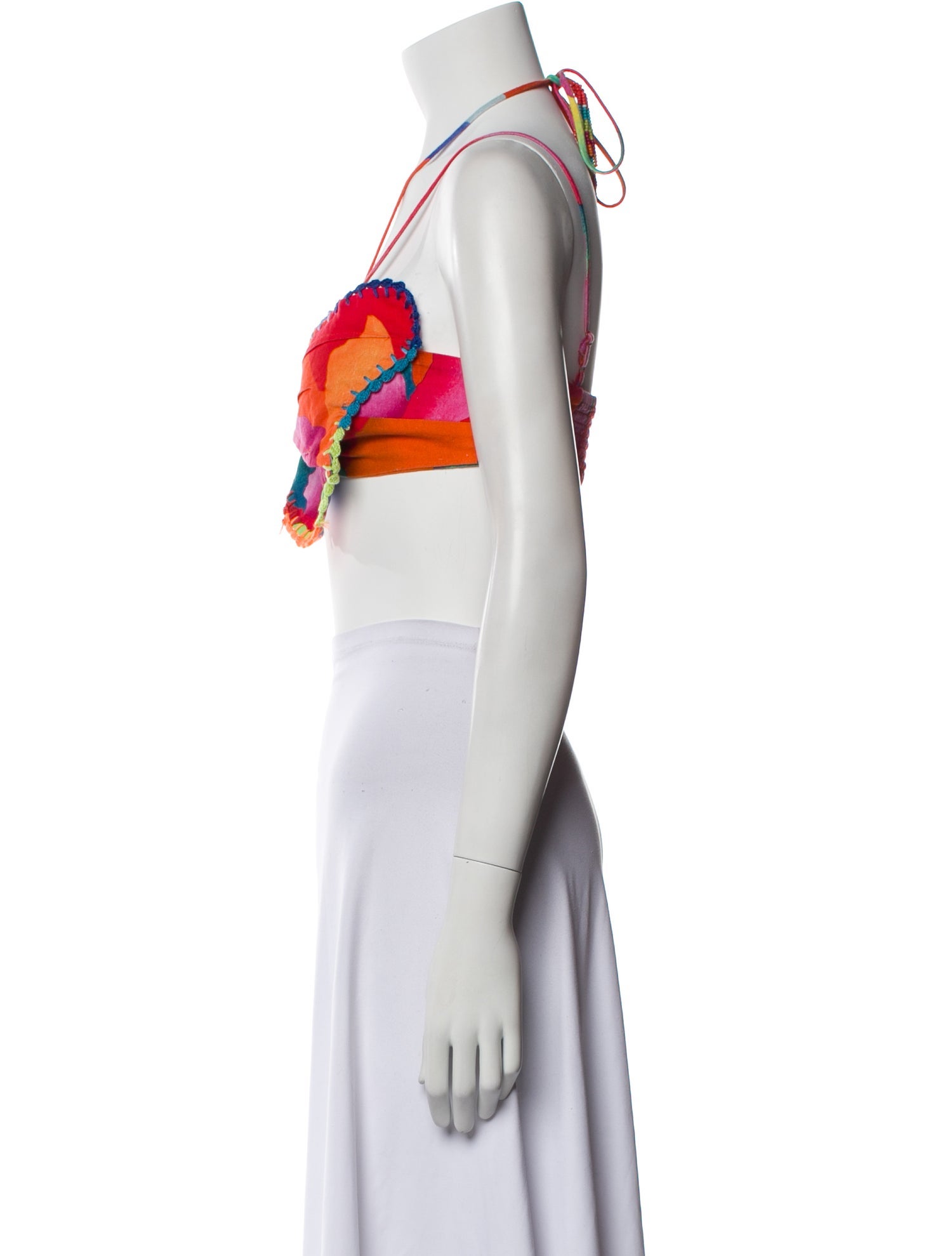 Farm Rio Linen Printed Crop Top