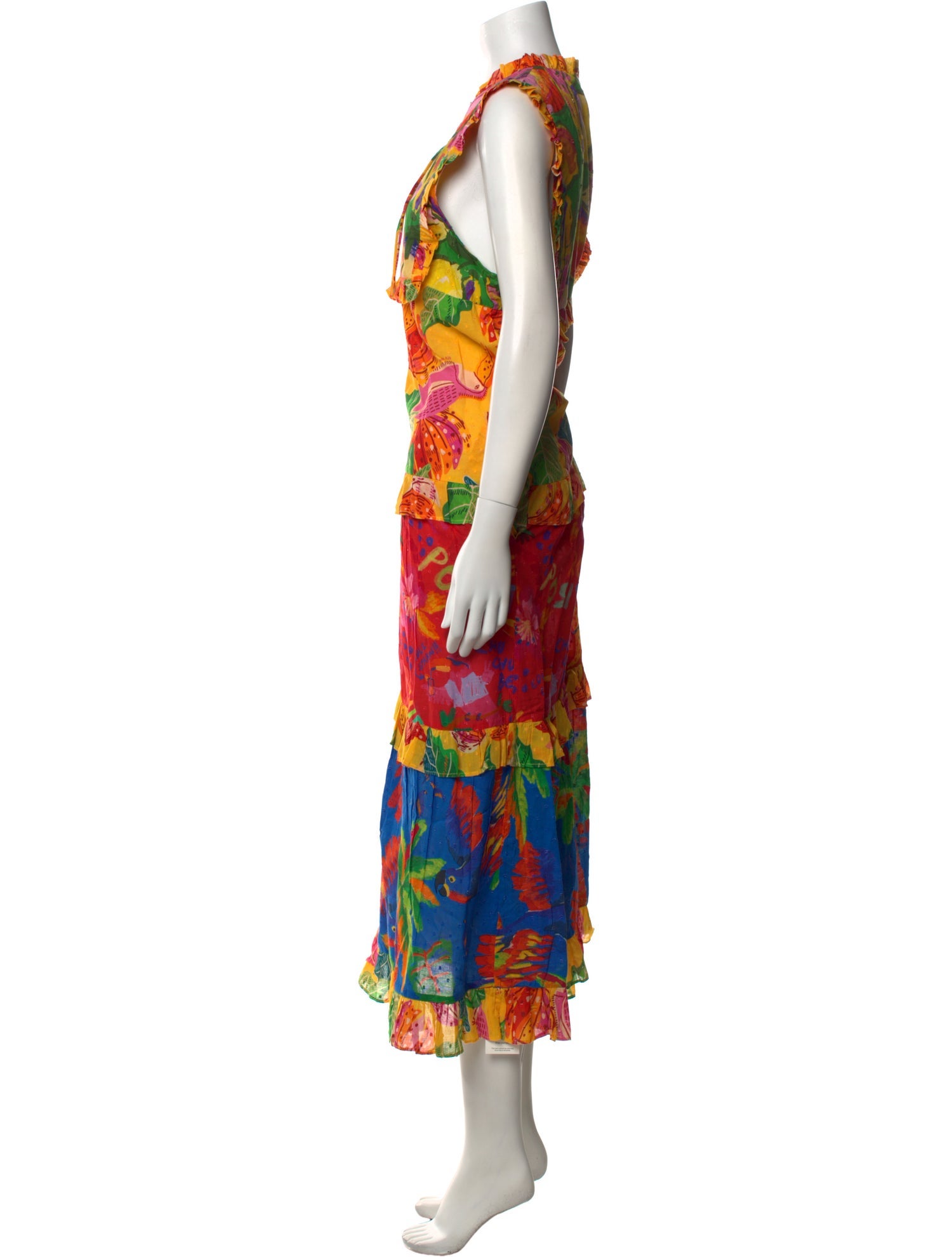 Farm Rio Printed Long Dress