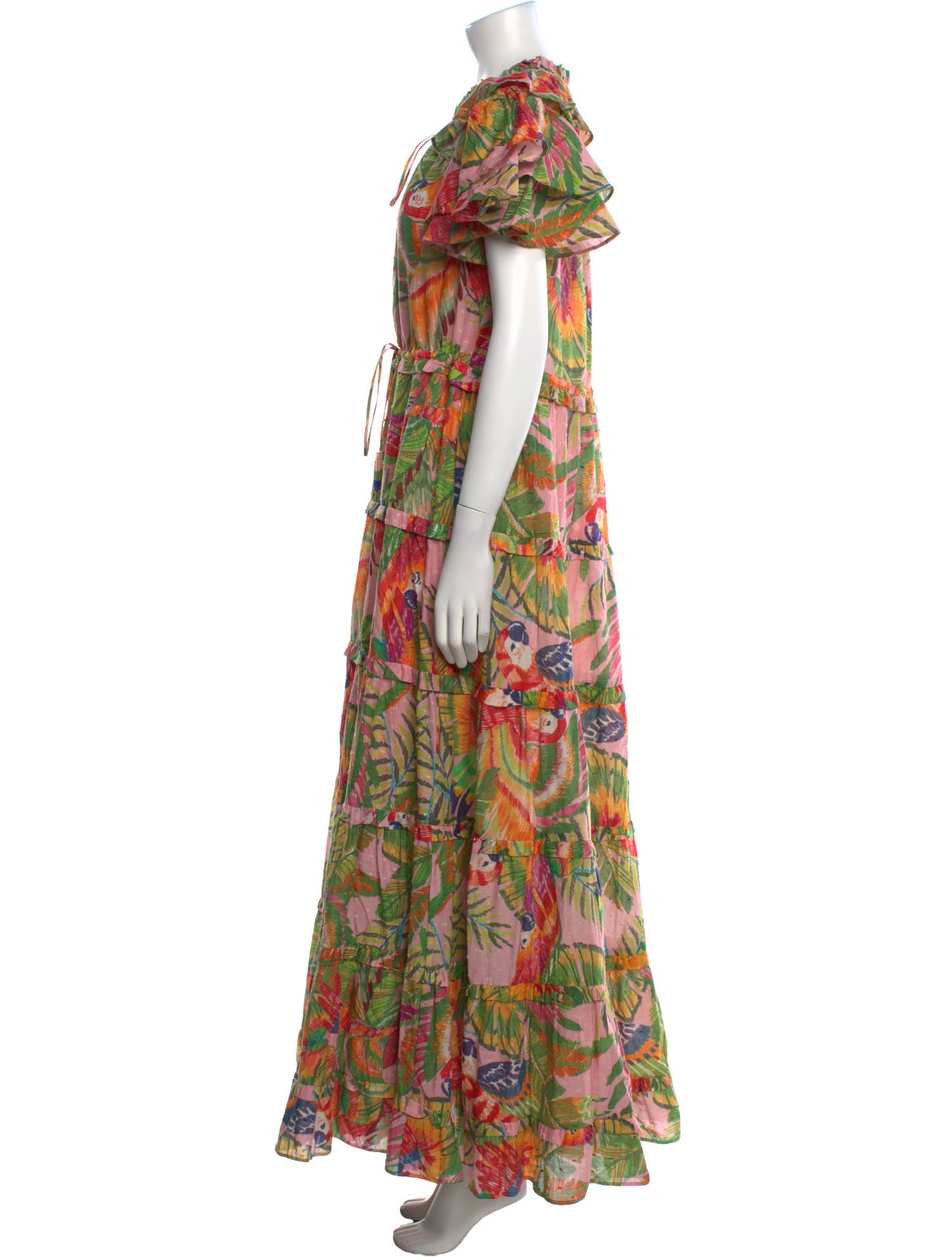 Farm Rio Printed Long Dress