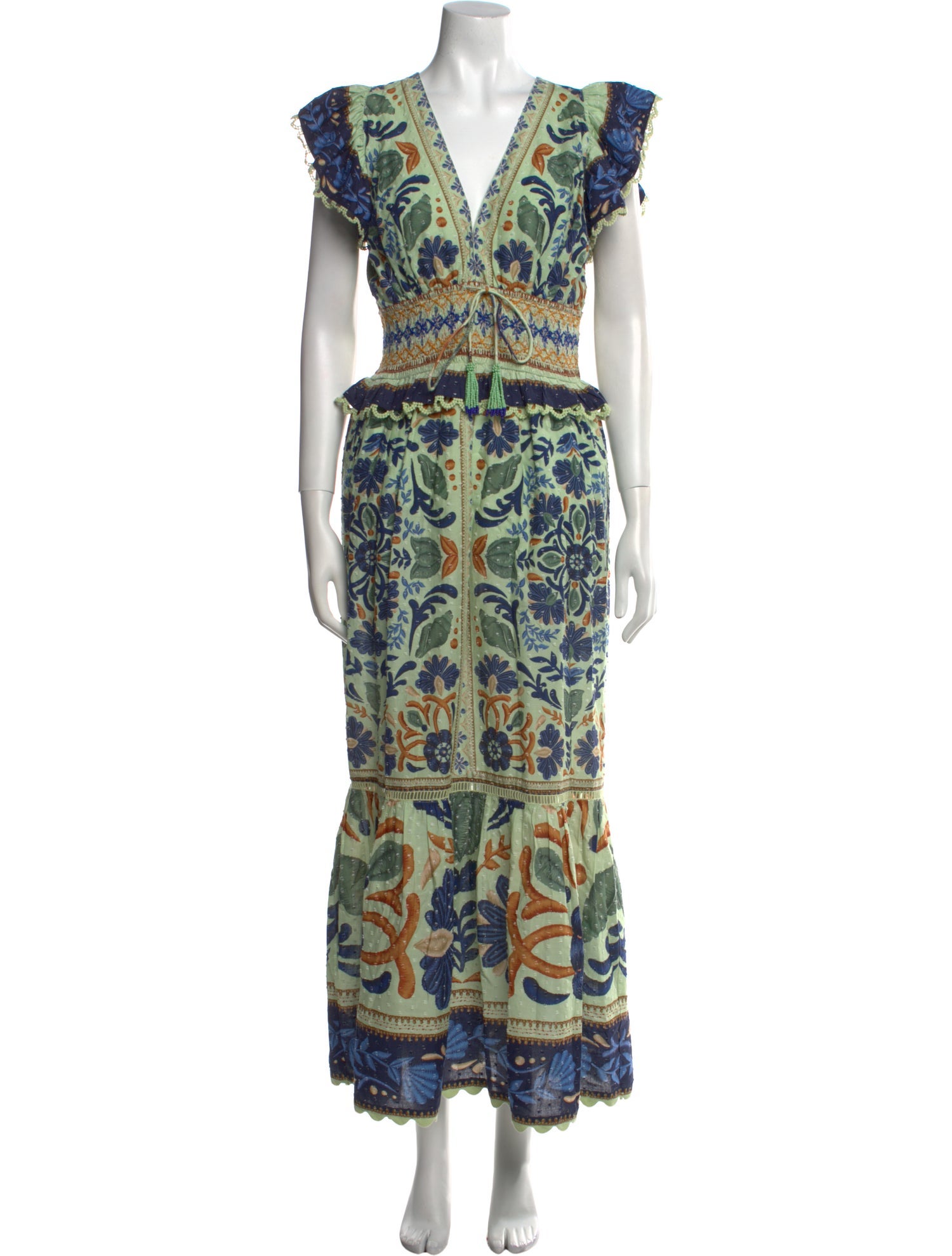 Farm Rio Printed Long Dress