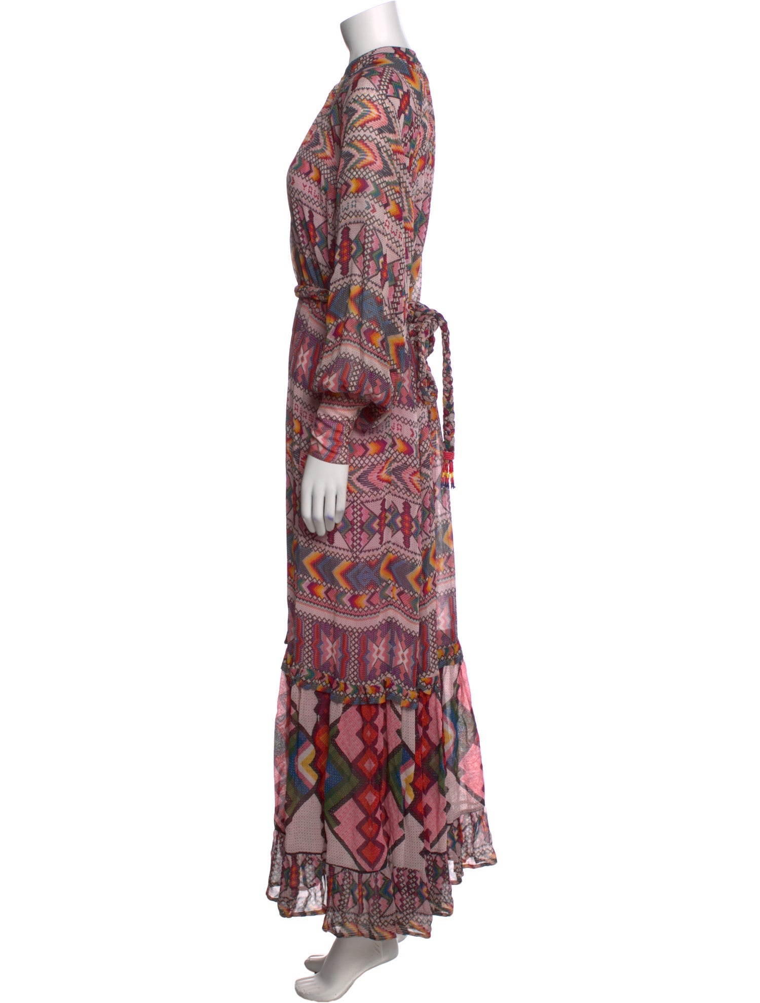 Farm Rio Printed Long Dress