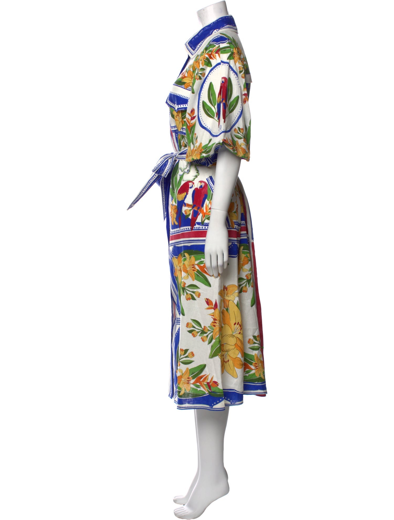 Farm Rio Linen Long Dress