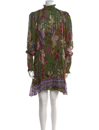 Farm Rio Floral Print Mini Dress