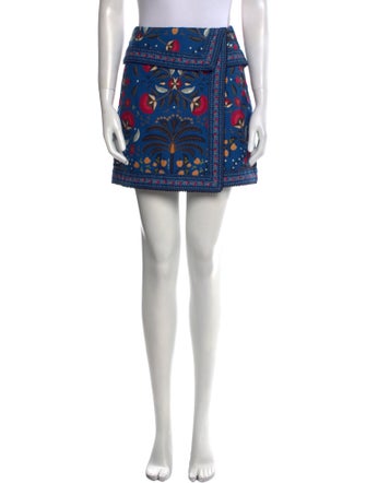 Farm Rio Printed Mini Skirt