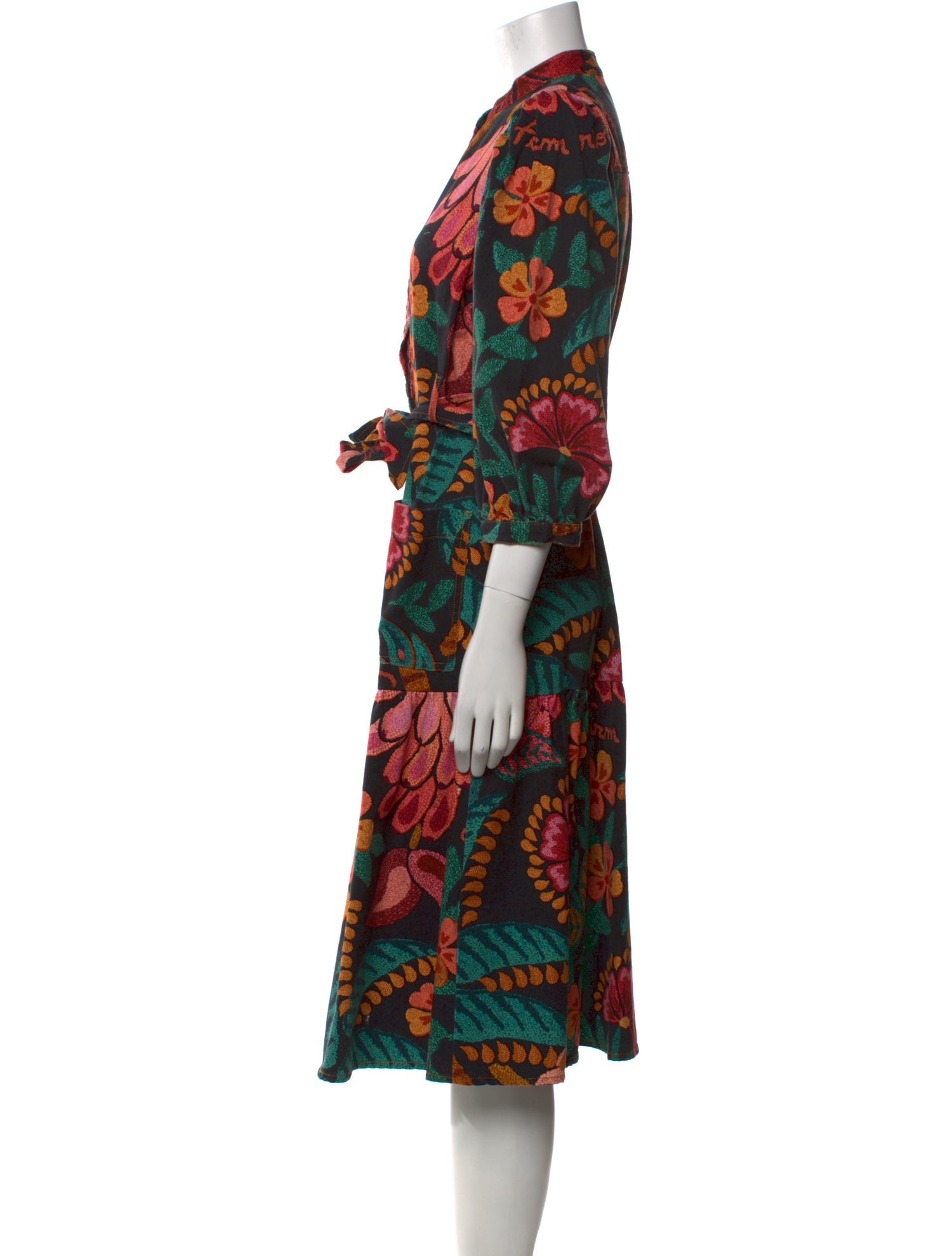 Farm Rio Printed Midi Length Dress